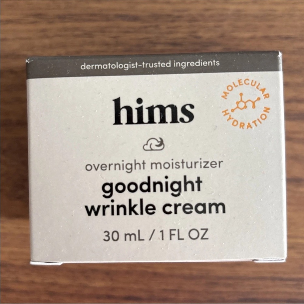 Hims Goodnight Wrinkle Cream overnight Moisturizer. 1FL oz . New in box
